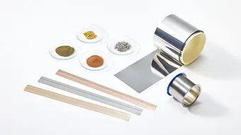 貴金属素材の製品イメージ