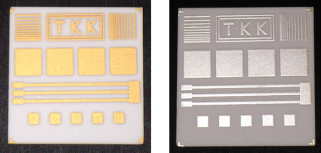 電子部品･回路用厚膜ペースト接着サンプル